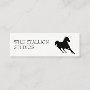 Stallion Djuren Videoanimering för produktione Mini Visitkort