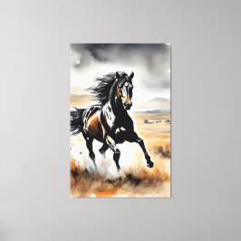 Stallion in Full Stride Canvastryck