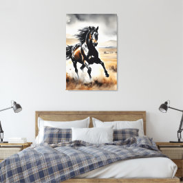 Stallion in Full Stride Canvastryck
