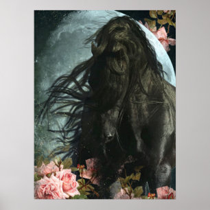 Stallion & Måne - Poster