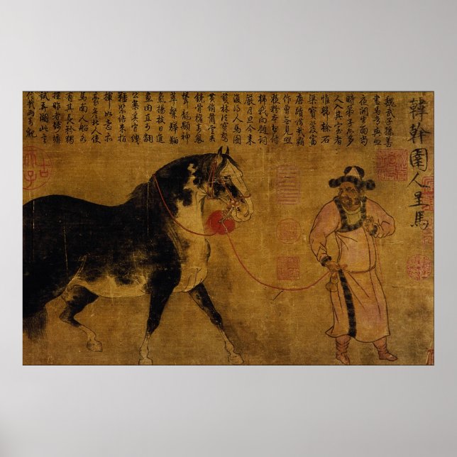 Stallion med Groom Poster (Framsidan)