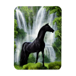 Stallion och vattenfall magnet