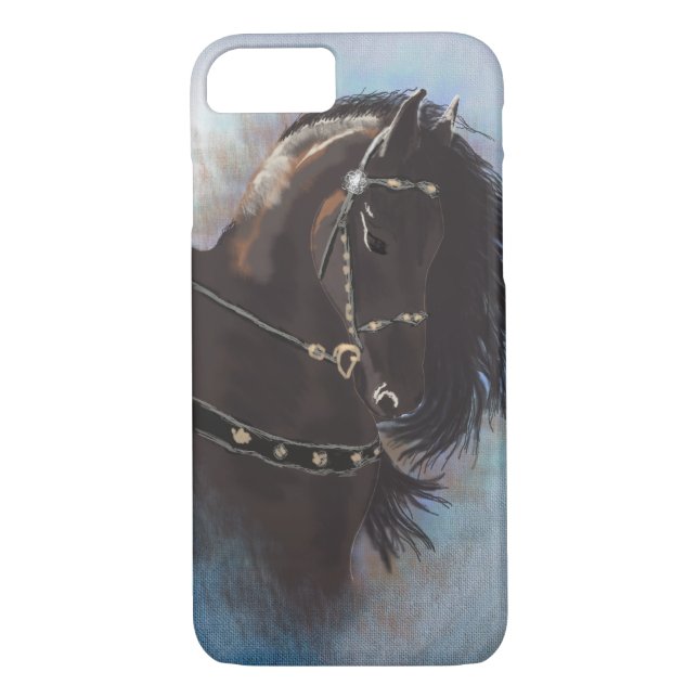Stallion Porträtt - iphone case Case-Mate iPhone Skal (Baksida)
