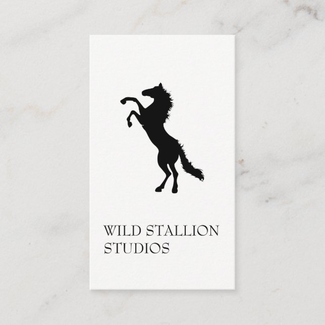 Stallion Visitkort (Framsida)