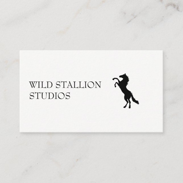 Stallion Visitkort (Framsida)