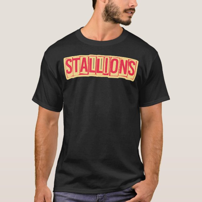 Stallions Birmingham Football Tailgate T Shirt (Framsida)
