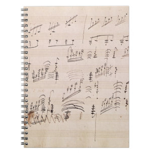 Ställninglakan av 'månsken Sonata Anteckningsbok Med Spiral