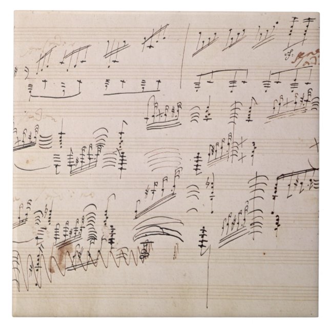Ställninglakan av 'månsken Sonata Kakelplatta (Framsidan)