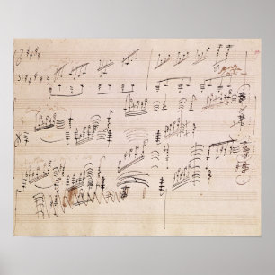 Ställninglakan av 'månsken Sonata Poster