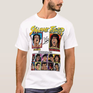 Stallone Fighter Retro Arkadspel T-Shirt - Rocky