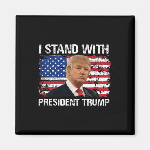 Ställordförande Trump American Flagga Trump 2024 M Magnet