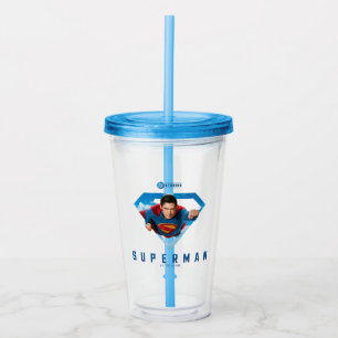 Stålmannen på flygplanet take away mugg