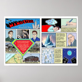 Stålmannen Poster Eerie Sjö Erie Officiell Merch