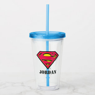 Stålmannen S-Skyddar den   klassikerlogotypen Take Away Mugg