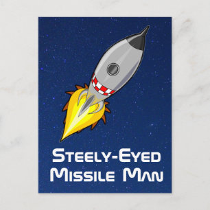 Stålögd missilman vykort