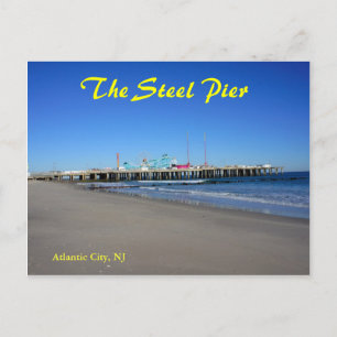 Stålpiren i Atlantic City Vykort