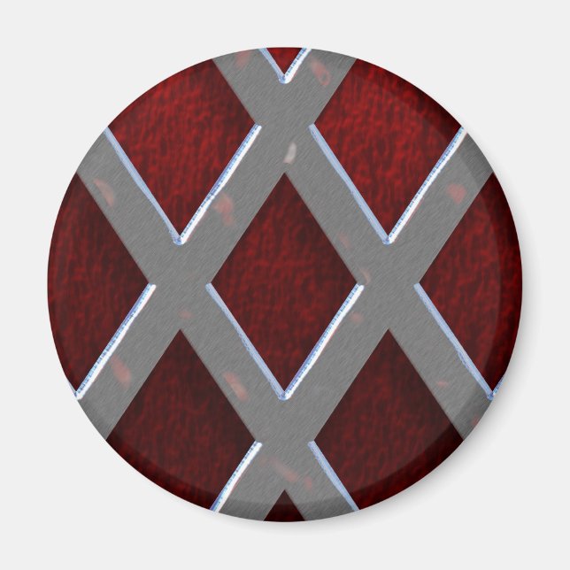 Stålrutnät över Lava Magnet (Framsidan)