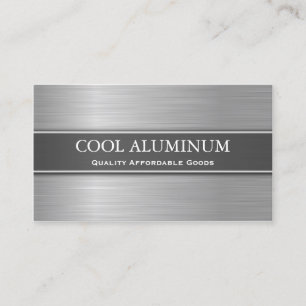 Stålsätta/aluminium verkställer visitkorten visitkort