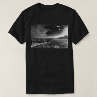 Stålsätta bildutslagsplatsen för pir B&W T-shirt