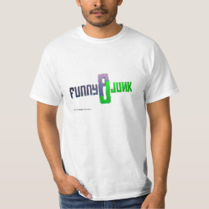 STÅLSÄTTA den Funnyjunk logotypskjortan T Shirt