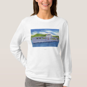 Stålsätta den motoriska skytteln Ticonderoga på Tee Shirt