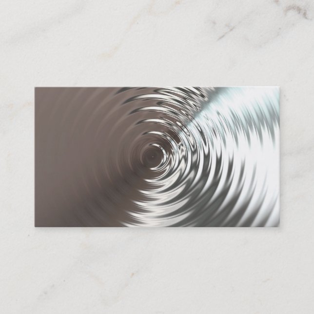 Stålsätta metallvisitkortar visitkort (Framsida)