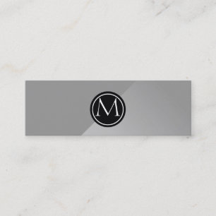 Stålsätta monogramen mini visitkort