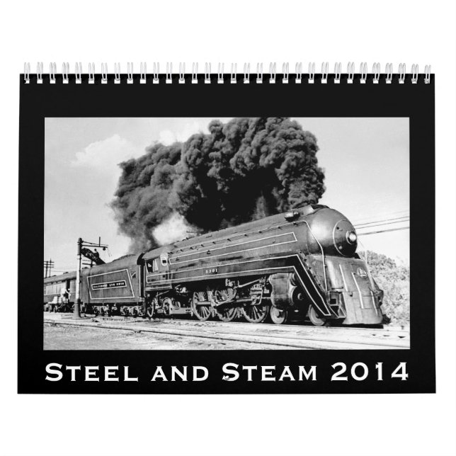Stålsätta och ånga vintagetåg 2014 kalender (Omslag)