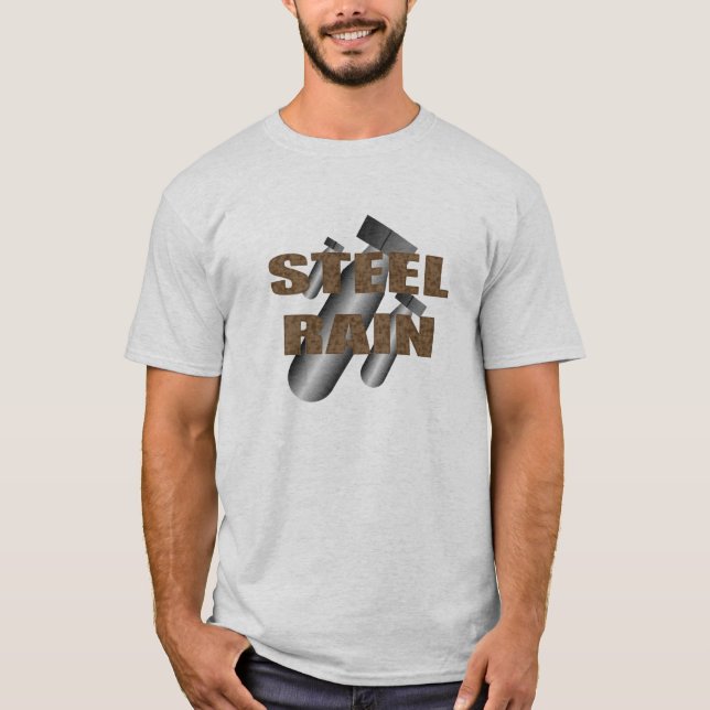 Stålsätta regnar t-shirt (Framsida)