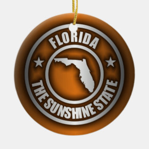 "Stålsätter Florida" dekorativa prydnadar (nollan) Julgransprydnad Keramik