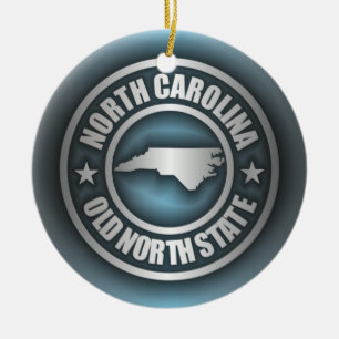 "Stålsätter North Carolina 2", Julgransprydnad Keramik