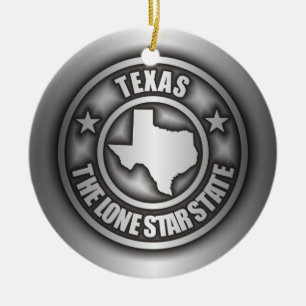 "Stålsätter Texas" dekorativa prydnadar Julgransprydnad Keramik