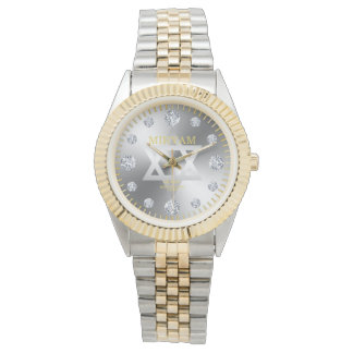 Stålstjärna för David Steel Diamond Dial Custom Na Armbandsur