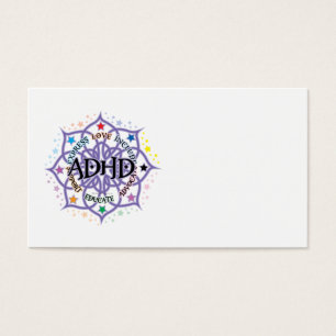 Stam- ADHD-lotusblomma Visitkort