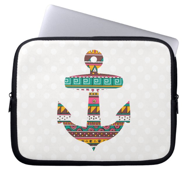 Stam- ankra laptop sleeve (Framsidan)