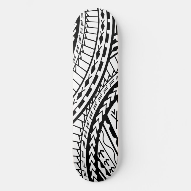 Stam- Aztec konst Mini Skateboard Bräda 18,7 Cm (Framsida)