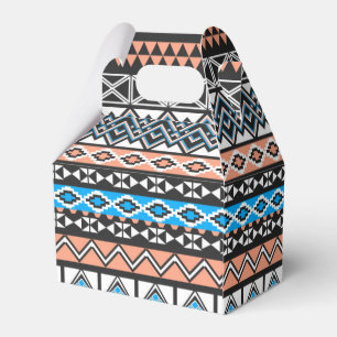Stam- Aztec mönster för modern indian Presentaskar