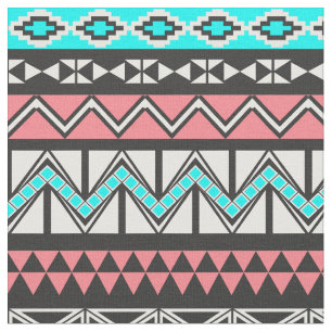 Stam- Aztec mönster för modern indian Tyg