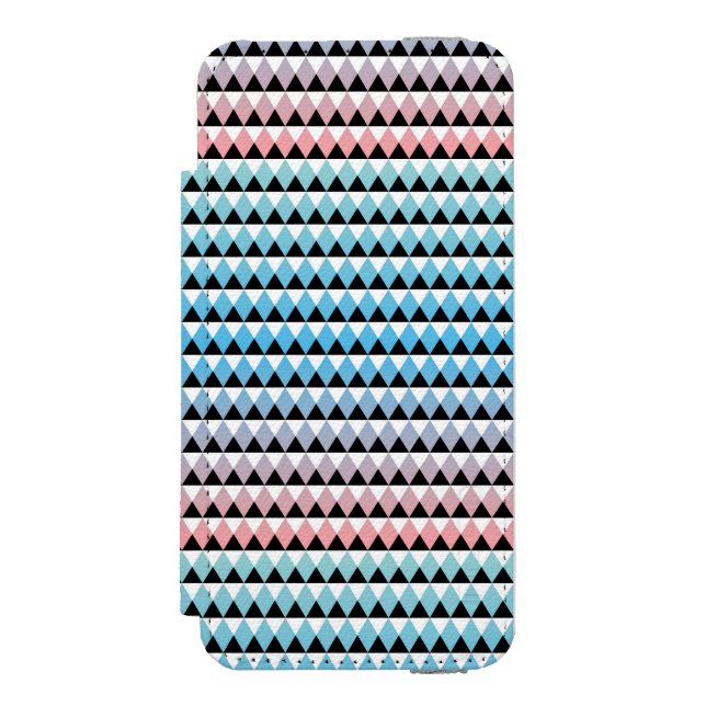 Stam- Aztec Ombre mönster Incipio iPhone Wallet Skal (Folio Framsidan)
