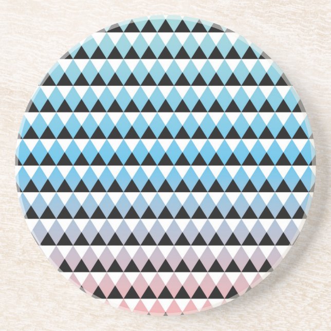 Stam- Aztec Ombre mönster Underlägg Sandsten (Framsidan)