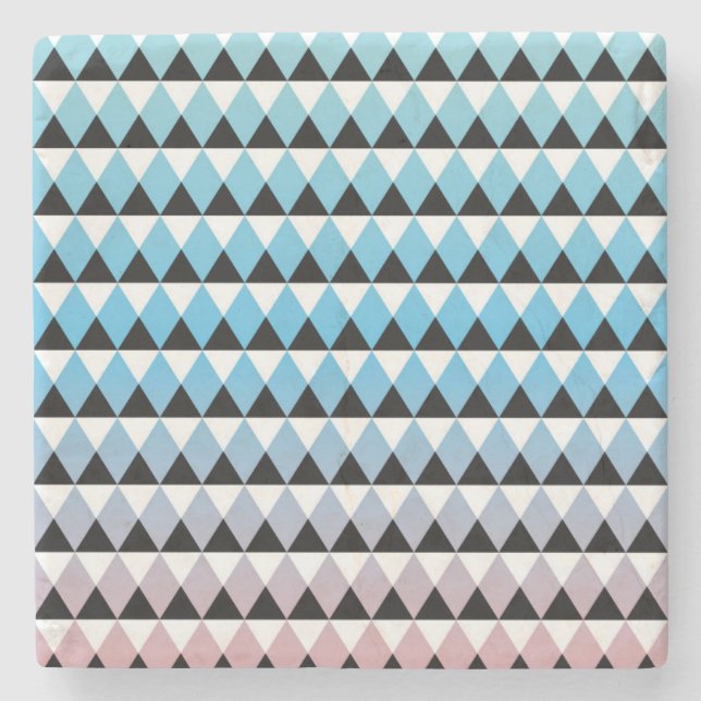 Stam- Aztec Ombre mönster Underlägg Sten (Framsidan)