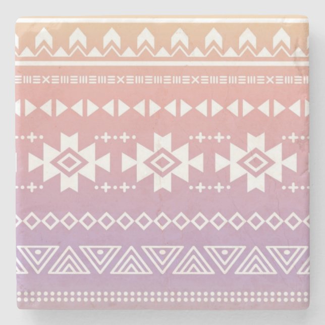 Stam- aztec ombremönster underlägg sten (Framsidan)