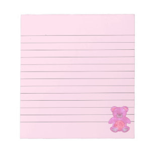 Stam Baby i Rosa Anpassningsbar Anteckningsblock