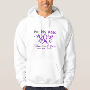 Stam- bandhjälte för epilepsi sweatshirt med luva
