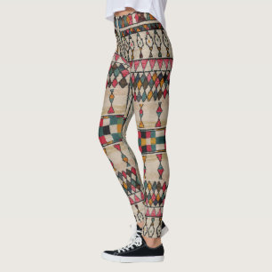 Stam- benvitt för HAMbyWG damaskervintage/Pnk/Tl Leggings