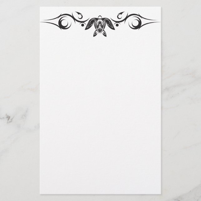 Stam- brevpapper för havssköldpadda (Framsida)