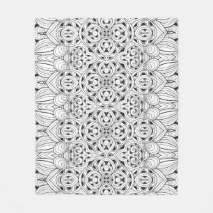 Stam- design fleecefilt