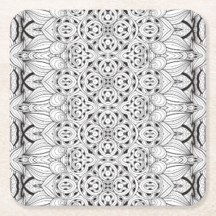 Stam- design underlägg papper kvadrat