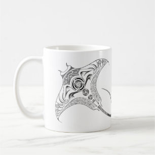 Stam- Dotwork för Mantastråle mugg