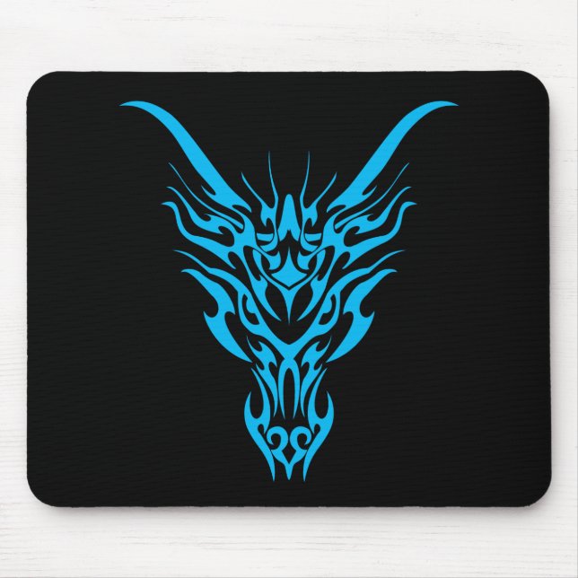Stam- drake Mousepad för blått Musmatta (Framsidan)